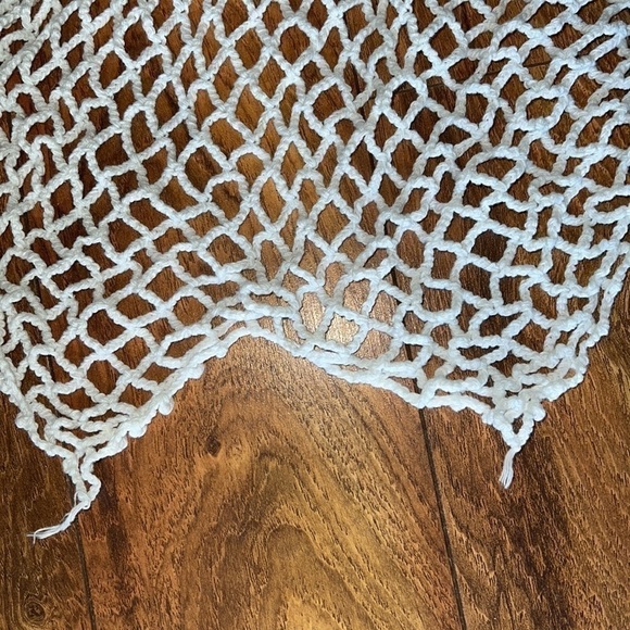 𝅺approximately 70x90 Handcrafted Crocheted Quilt Top or Large Table Top … - Picture 2 of 3